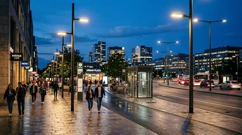 Smart High-Mast LED Streetlight Grid Upgrade